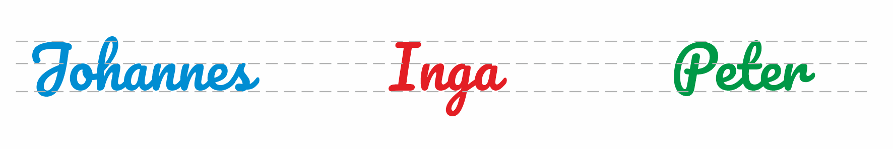 Gleiche Schriftgröße